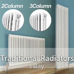 Traditional 2/3 Column Horizontal Central Heating Radiators Cast Iron Style Rads