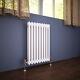 Traditional 2 Column Radiator Cast Iron White Vintage Central Heating Rads