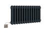 Traditional Anthracite 2 Column Electric Radiators 300mm high