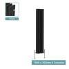 Traditional Black Radiator Horizontal Vertical Style 2 3 4 Column Heating Rads