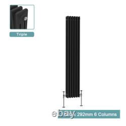 Traditional Black Radiator Horizontal Vertical Style 2 3 4 Column Heating Rads