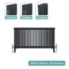 Traditional Cast Iron Style 2 3 4 Column Anthracite Radiator Central Heating Rad