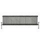 Traditional Cast Iron Style Anthracite Double Horizontal Radiator 600 x 1460mm