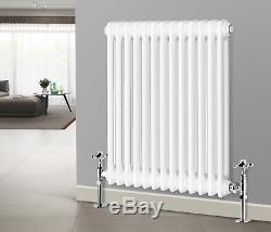 Traditional Central Heating Horizontal 2 Column Cast Iron Style Radiator 600mm