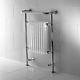 Traditional Chrome & White Central Heating Towel Radiator For Bathroom Fitzroy