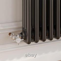 Traditional Colosseum Horizontal Triple Bar Column Radiator 300x1190mm Black