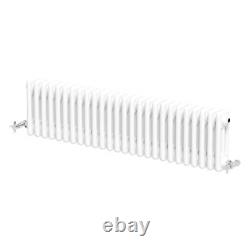 Traditional Colosseum Horizontal Triple Bar Column Radiator 300x1190mm White