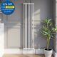 Traditional Colosseum Vertical Double Bar Column Radiator 1600 x 380mm White