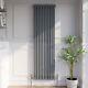 Traditional Colosseum Vertical Triple Bar Column Radiator 1800x560mm Anthracite