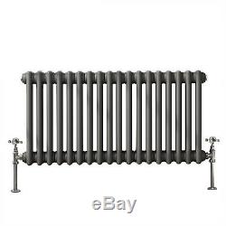 Traditional Column Radiator Bathroom Horizontal Cast Iron Style Rads Anthracite
