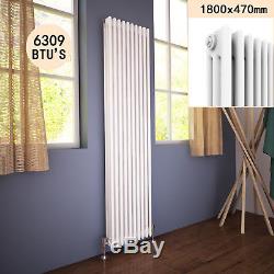 Traditional Column Radiator Vertical Cast Iron Central Heating 1800x470