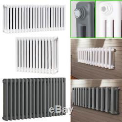 Traditional Column Radiators Vertical Cast Iron Style Central Heating Rads Sizes