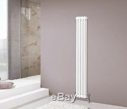 Traditional Column Radiators Vertical Cast Iron Style Central Heating Rads White