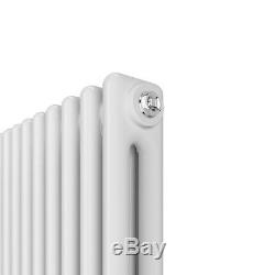 Traditional Column Radiators White Horizontal Central Heating Cast Iron UK