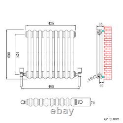 Traditional Radiator 2 3 Column Horizontal Vertical Cast Iron Style Vintage Rads