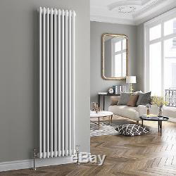 Traditional Triple Panel Colosseum Vertical Radiator Gloss Central Heating