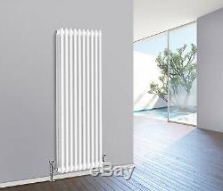 Traditional Vertical 3 Column Radiator Central Heating Cast Iron Style White