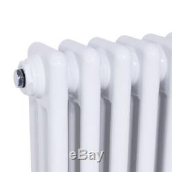 Traditional Vertical 3 Column Radiator Central Heating Cast Iron Style White