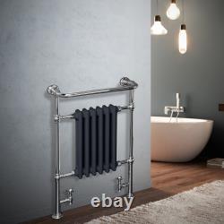 Traditional Victorian Column Bathroom Heated Towel Rail Radiator Designer Rads