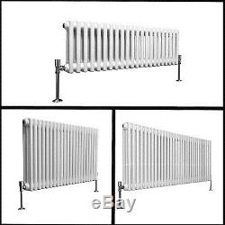 Traditional Victorian Column Radiator Horizontal Central Heating Cast Iron Style