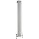 Traditional White Vertical Designer 2 Column Radiator 1500x203mm Central Heating