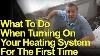 Turn On Your Heating For The First Time After Summer Check List Plumbing Tips