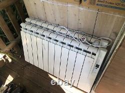 Two Rointe white electric radiators
