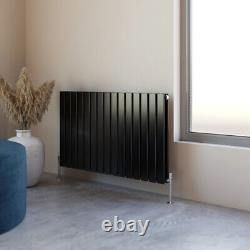 UK Flat Panel Oval Column H&V Radiator With FREE Anthracite Manual Valves