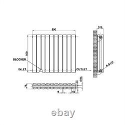 Vertical Design Oval Column Tall Upright Central Heating Radiators SAVE 10%