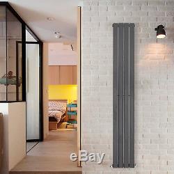 Vertical Designer Flat Panel Column Radiator Modern Bathroom Central Heating Rad