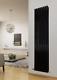 Vertical Designer Oval Double Column Radiator Bathroom Central Heating Black y