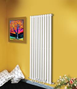 Vertical Designer Oval Panel Column Radiator Modern Bathroom Central Heating Rad