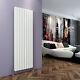 Vertical Designer Radiator 1800 x 608mm White Double Flat Panel Heating Rads