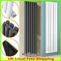 Vertical Designer Radiator Central Heating Oval Column Tall Upright Radiators UK