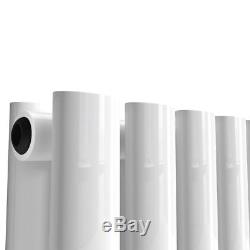 Vertical Designer Radiator Oval Column Tall Upright Central Heating 1600x590mm