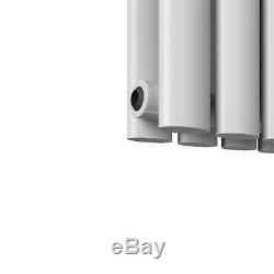 Vertical Designer Radiator Oval Column Tall Upright Central Heating Bathroom UK