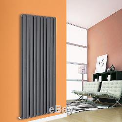 Vertical Designer Radiator Upright Tall Oval Column Panel Central Heating Double