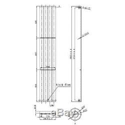 Vertical Designer Radiators Flat Column Tall Upright Panel Central Heating UK