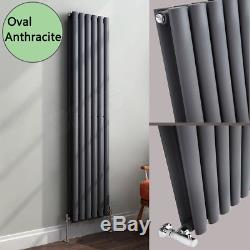 Vertical Designer Radiators Oval/Flat Column Tall Upright Central Heating Modern