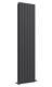 Vertical Double Radiator Column Designer Anthracite Grey Flat Panel 1800 x 456