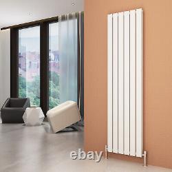 Vertical Double Radiator White 1800 1600 Flat Panel Oval Column Central Heating