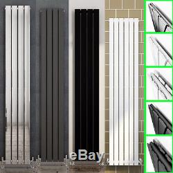 Vertical Flat Column Radiators Double or Single Central Heating Designer Rads UK