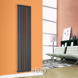 Vertical Flat Panel Column Designer Bathroom Radiator Central Heating Anthracite