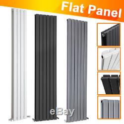 Vertical Flat Panel Column Designer Bathroom Radiators Central Heating Double