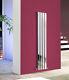 Vertical Flat Panel Designer Modern Chrome Bathroom Central Heating Radiator