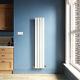Vertical Flat Panel Radiator 1600x300 mm Single White Central Heating Tall Rads