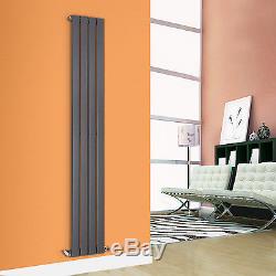 Vertical Flat Panel Tall Upright Column Designer Radiator Central Heating Single