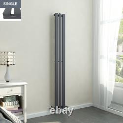 Vertical Horizontal Designer Flat Panel Heating Radiators Matt Grey Towel Rail