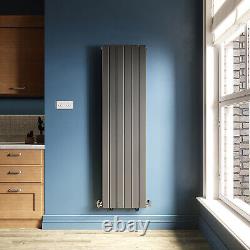 Vertical Radiator Double 1800 x 452 Anthracite Flat Panel Central Heating Rads