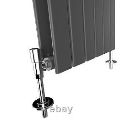 Vertical Radiator Double 1800 x 452 Anthracite Flat Panel Central Heating Rads